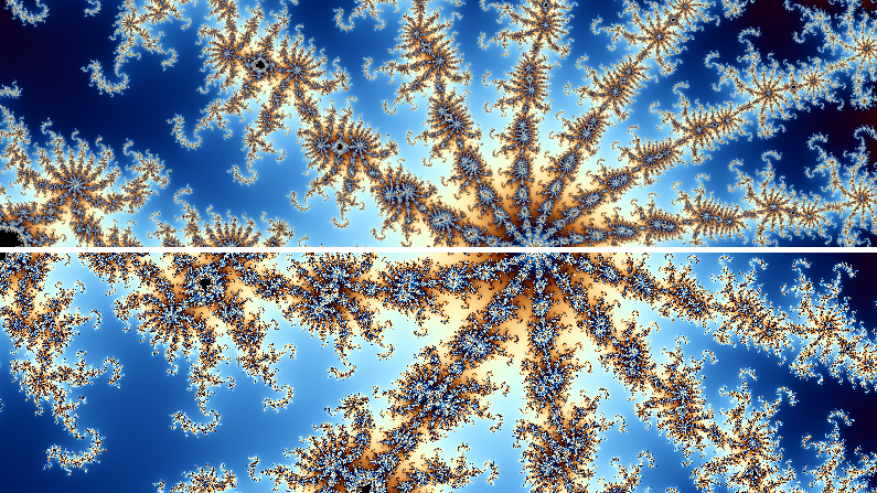 Mandelbrot with 16x supersampling